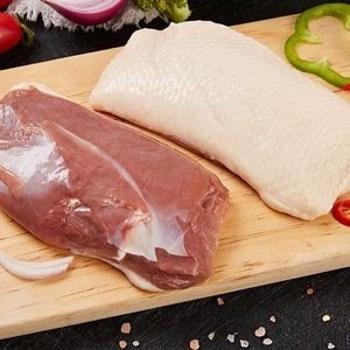 Raw duck breast.customizable packaging, ISO9001 ce