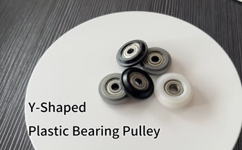 The Y Groove Plastic Bearing Pulley is engineered 