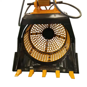 Excator Rotary Screening BucketThe excator rotary 