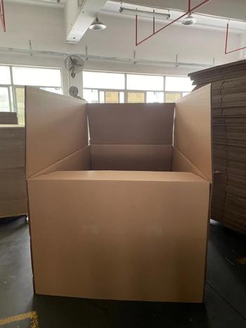 big box making machine automatic carton box gluing